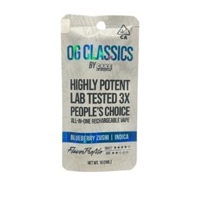 Cake - OG Classics - Blueberry Zushi Disposable Vape 1g