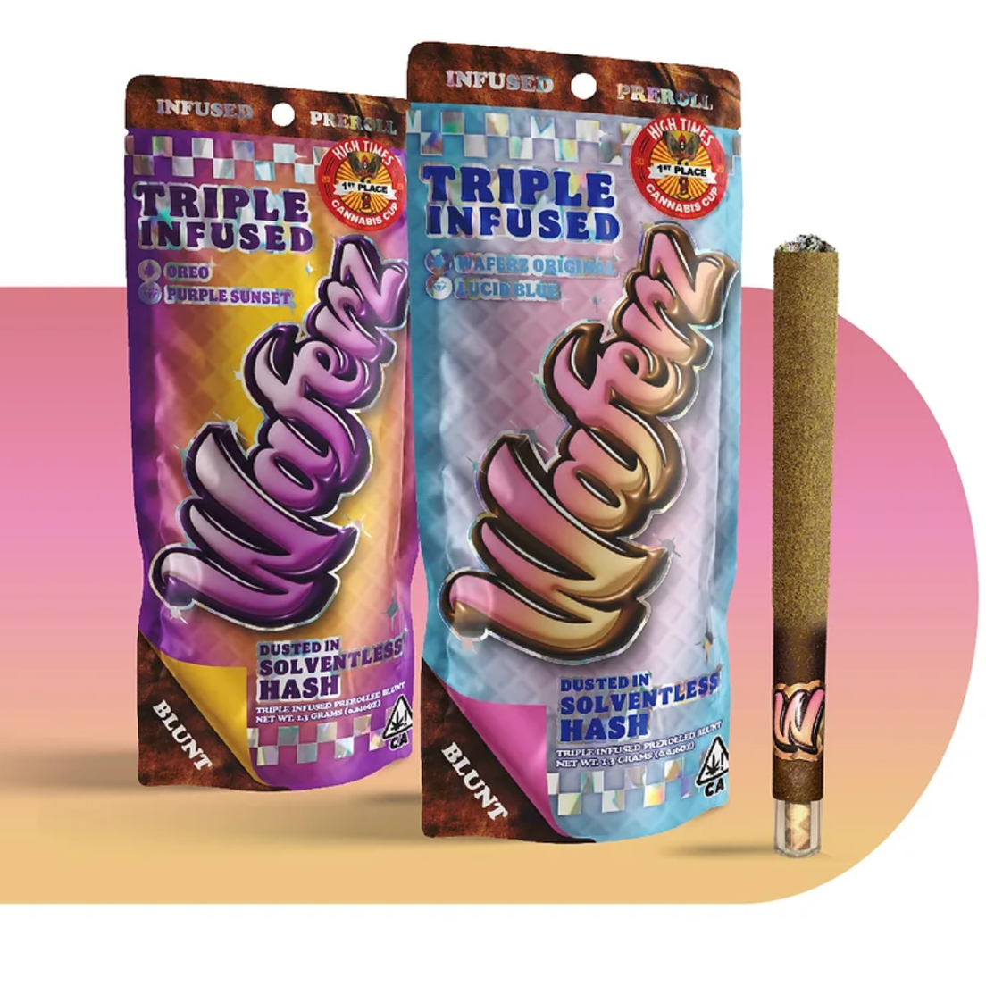 Waferz - Lemon Bubblegum Triple Infused 1.3g Blunt