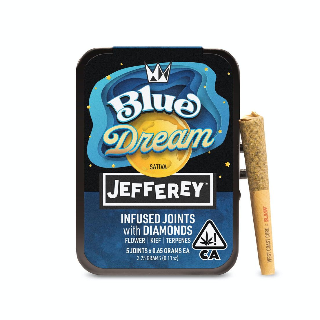 Blue Dream - .65g Jefferey Infused Joint 5 Pack