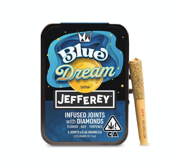 Blue Dream - .65g Jefferey Infused Joint 5 Pack