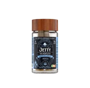Jetty Solventless Infused Pre-roll 5pk Burger 42 x Blueberry GMO 2.5g