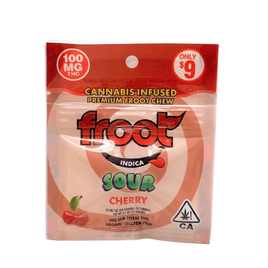 Froot Sour Gummy Cherry 100mg