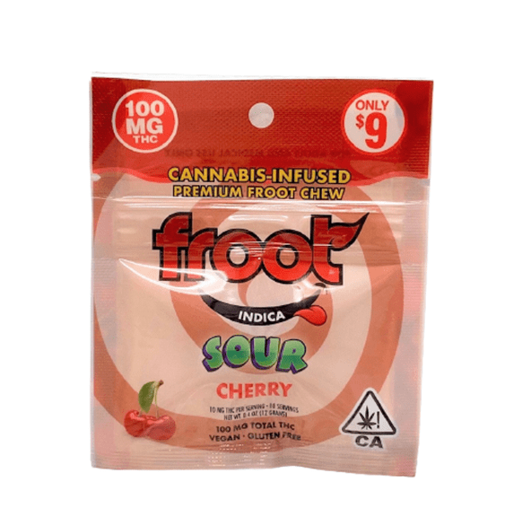 Froot Sour Gummy Cherry 100mg