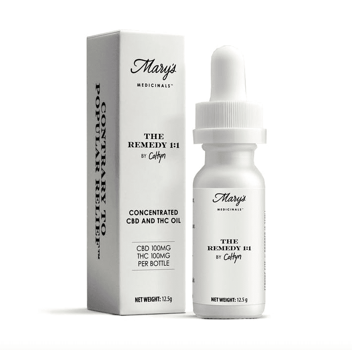 The Remedy by Coltyn 600mg 1:1 CBD/THC  -Mary's Medicinals-