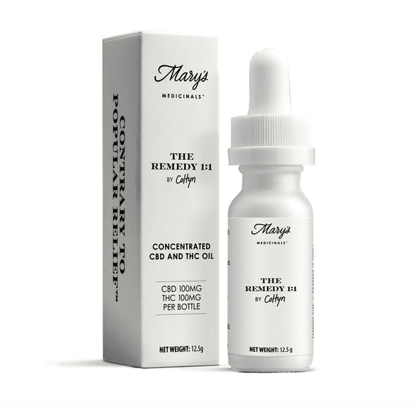 The Remedy by Coltyn 600mg 1:1 CBD/THC -Mary's Medicinals-