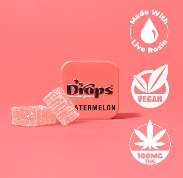 Drops Singles Watermelon Gummies 100mg