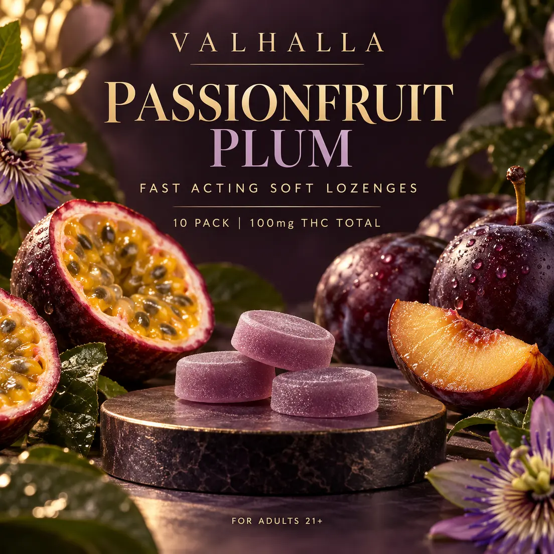 Fast Acting Soft Passionfruit Plum | 10pk/100mg
