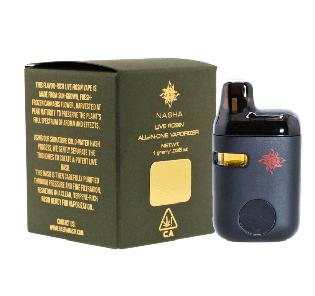 NASHA- Super Boof- Live Rosin all in one Vape 1g