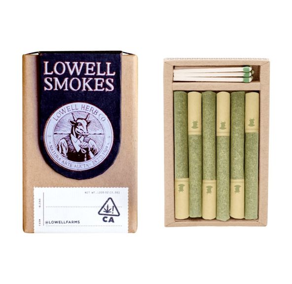 D. Lowell Smokes 6 x .59g Pre Roll Pack - Relaxing (I)