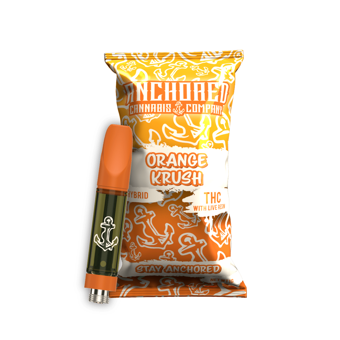 ANCHORED ORANGE KRUSH LIVE RESIN CART 1G