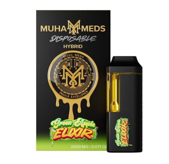 Muha Meds 2G Dispo - Green Apple Elixir
