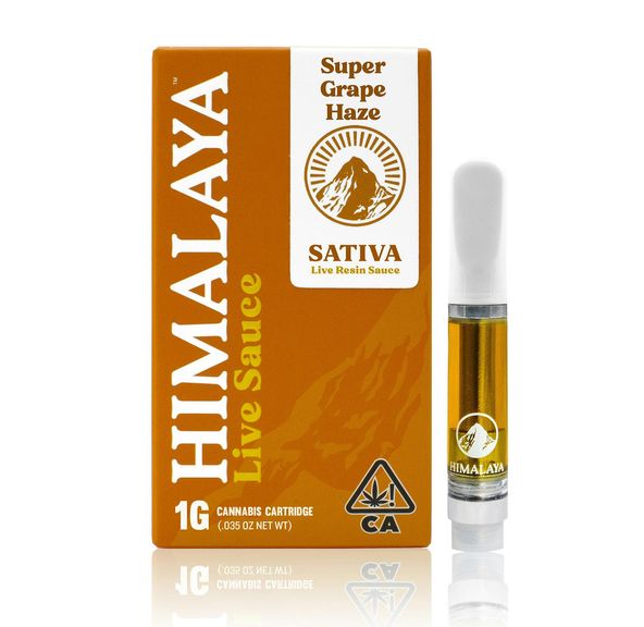 Himalaya- SUPER GRAPE HAZE 1G LIVE SAUCE CARTRIDGE