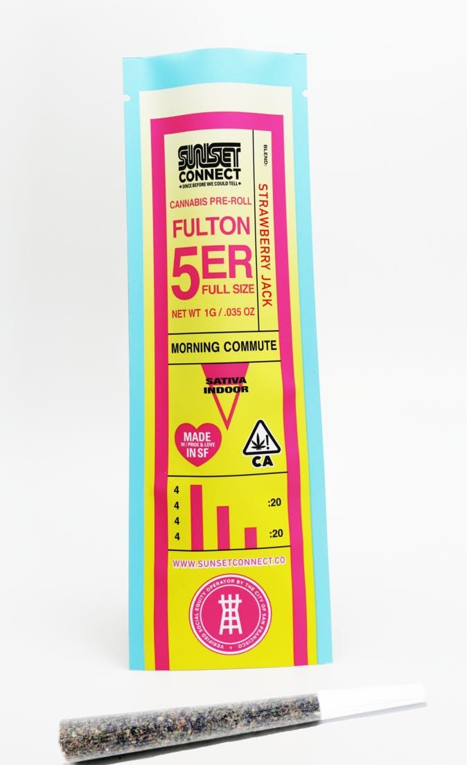 Sunset Connect - Strawberry Jack Pre roll 1g