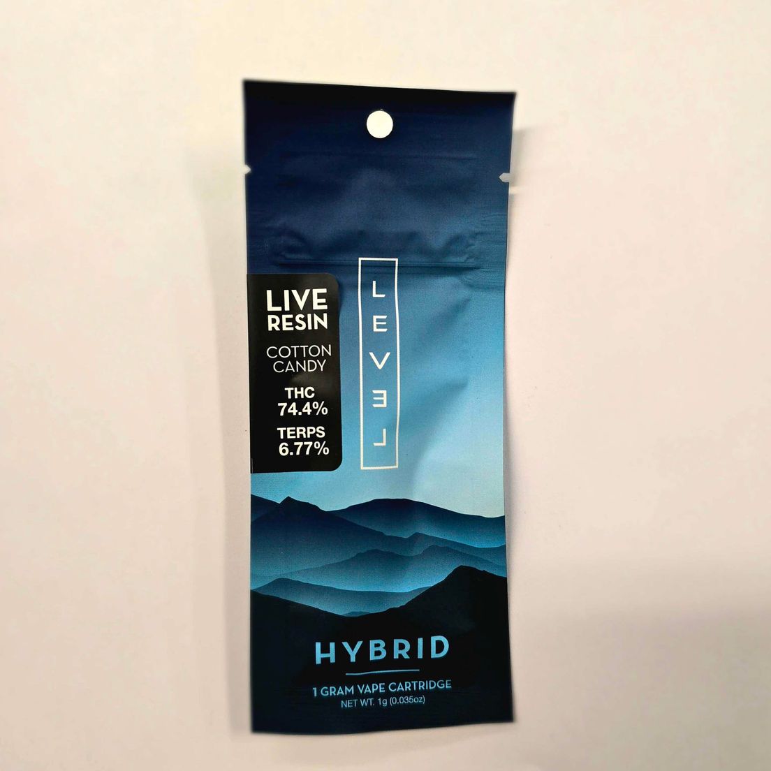 Level - 1g 510 Live Resin - Cotton Candy