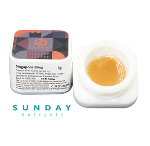 1g Concentrate Cured Resin - Singapore Sling