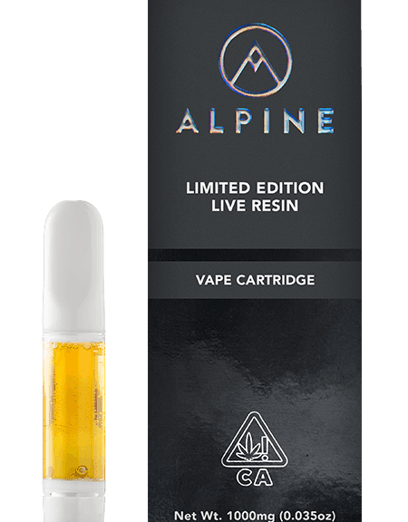 Alpine Live Resin Cartridge 1g - Blackberry Cake 87%