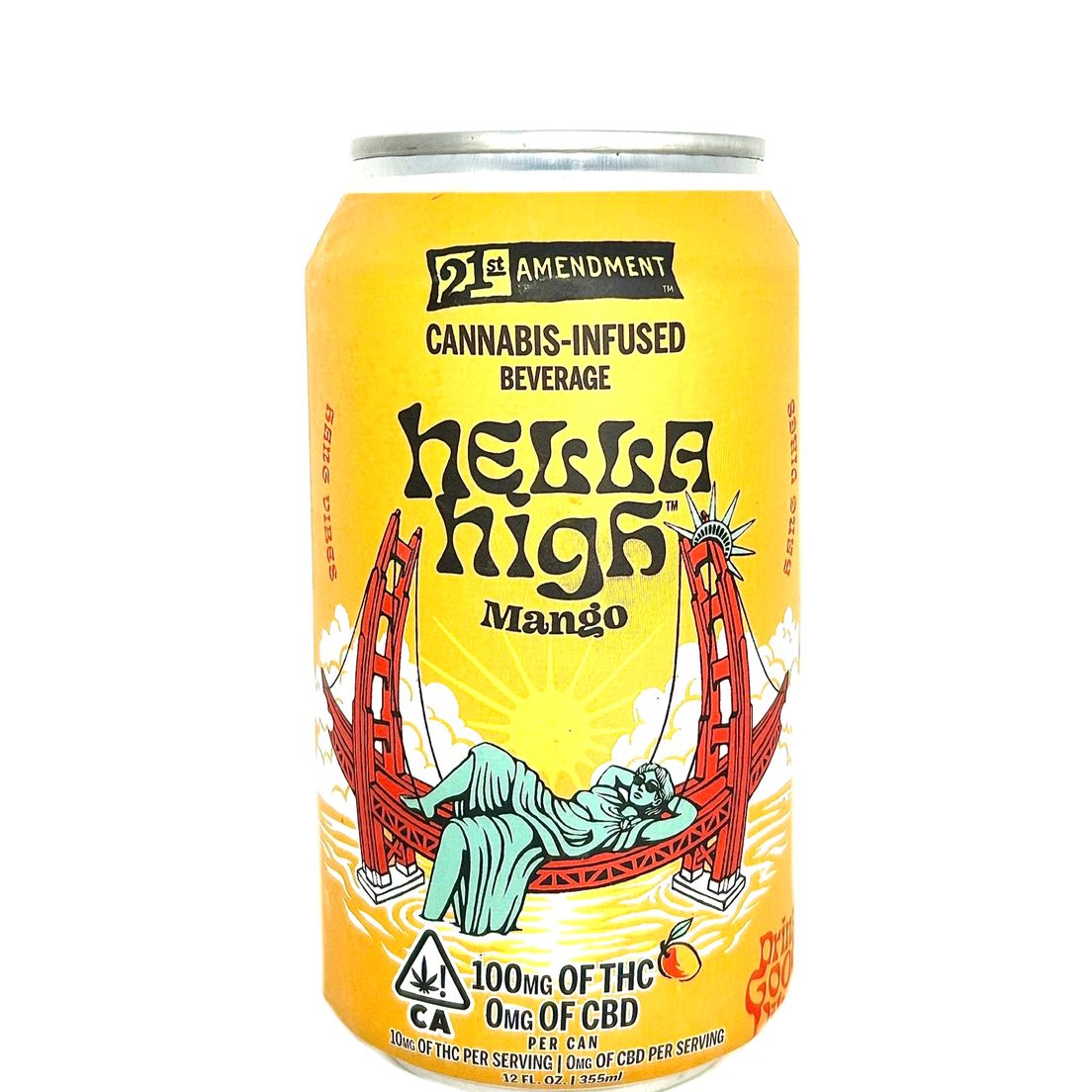 21st Amendment - Hella High - Mango - 100mg