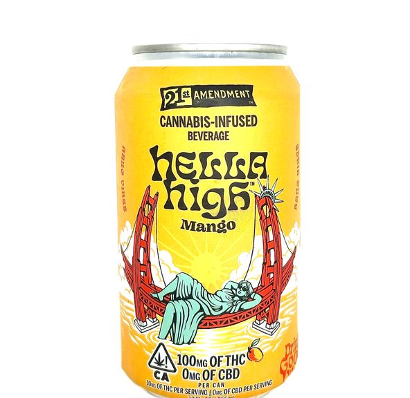 21st Amendment - Hella High - Mango - 100mg
