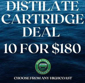 10 Highcoast Distillate Cartridge Deal