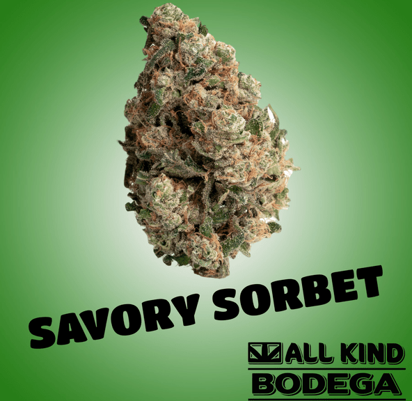 Savory Sorbet 3.5g Flower (@thekingsstache)