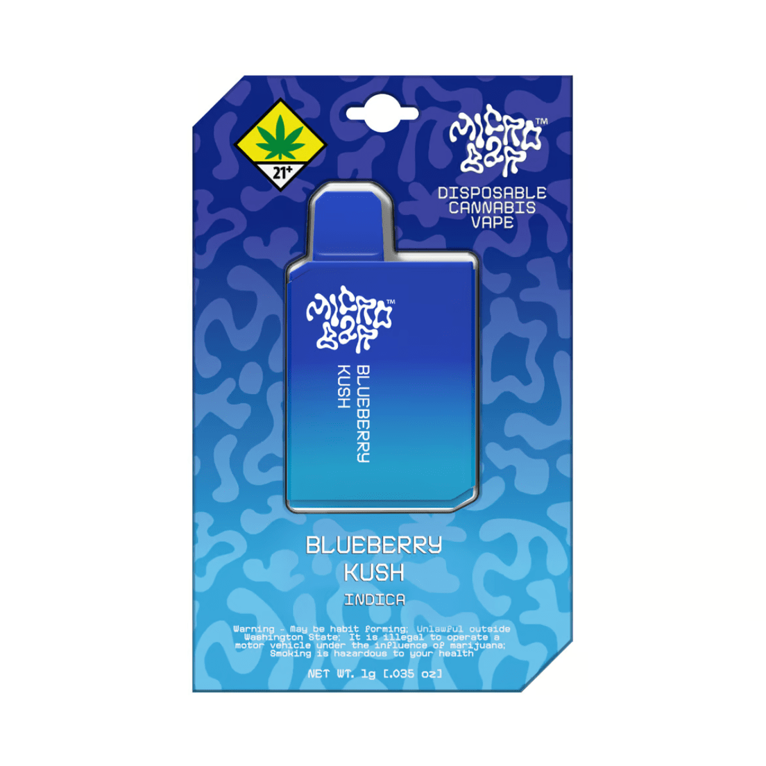 MICRO BAR- 1G BLUEBERRY KUSH