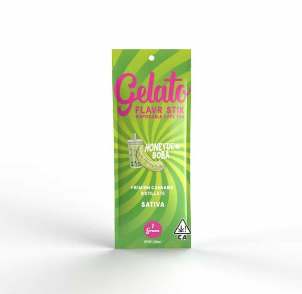 Gelato AIO Vape Honeydew Boba 1g