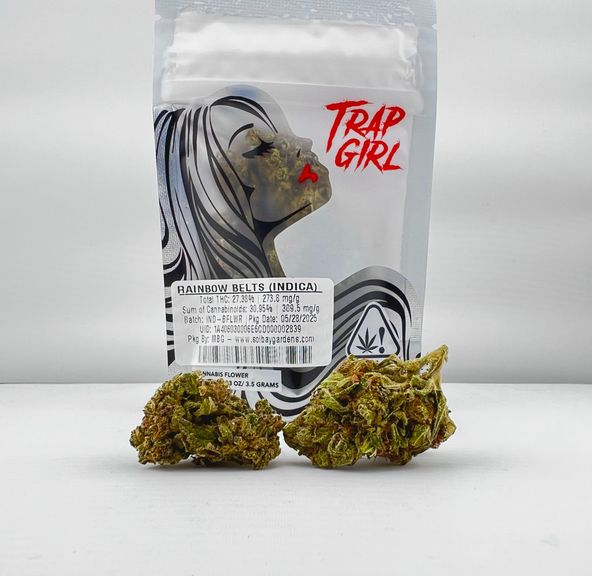 *BLOWOUT DEAL! $25 1/8 Rainbow Belts (27.38%/Indica) - Trap Girl