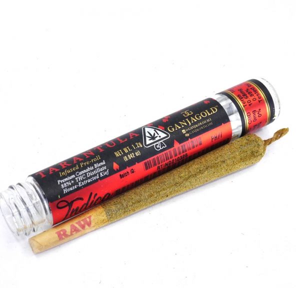 1.2G Indica Caramel Apple Red Tarantula Pre Roll - GANJA GOLD