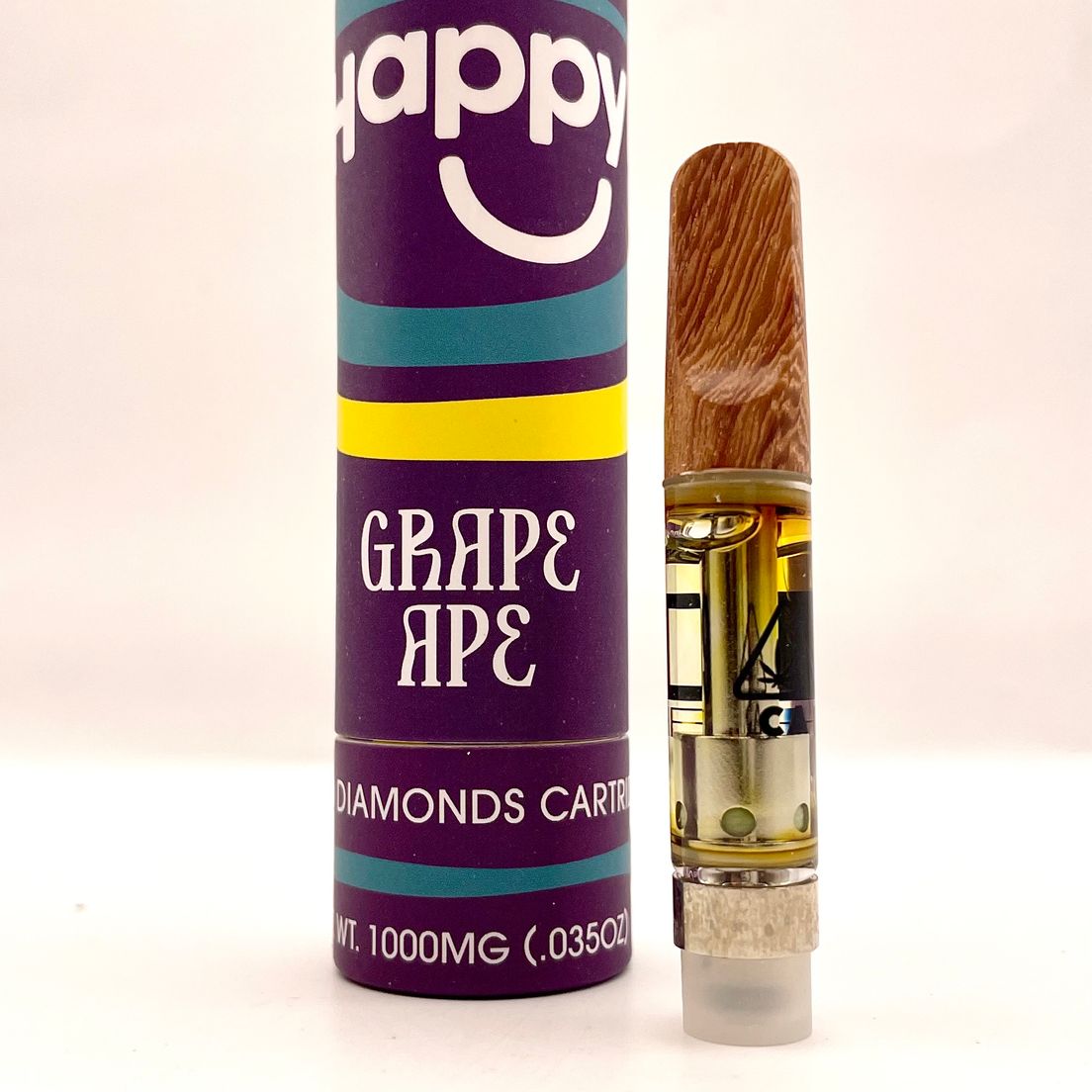 1g Grape Ape (Indica) Liquid Diamonds Cartridge - Happy