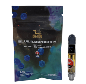 Blue Raspberry - 1G D9 Cartridge by Honey Badger