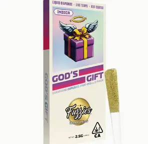 Fuzzies - Diamonds 5-Pack Infused Pre-Rolls - God's Gift - Indica - 2.5 g