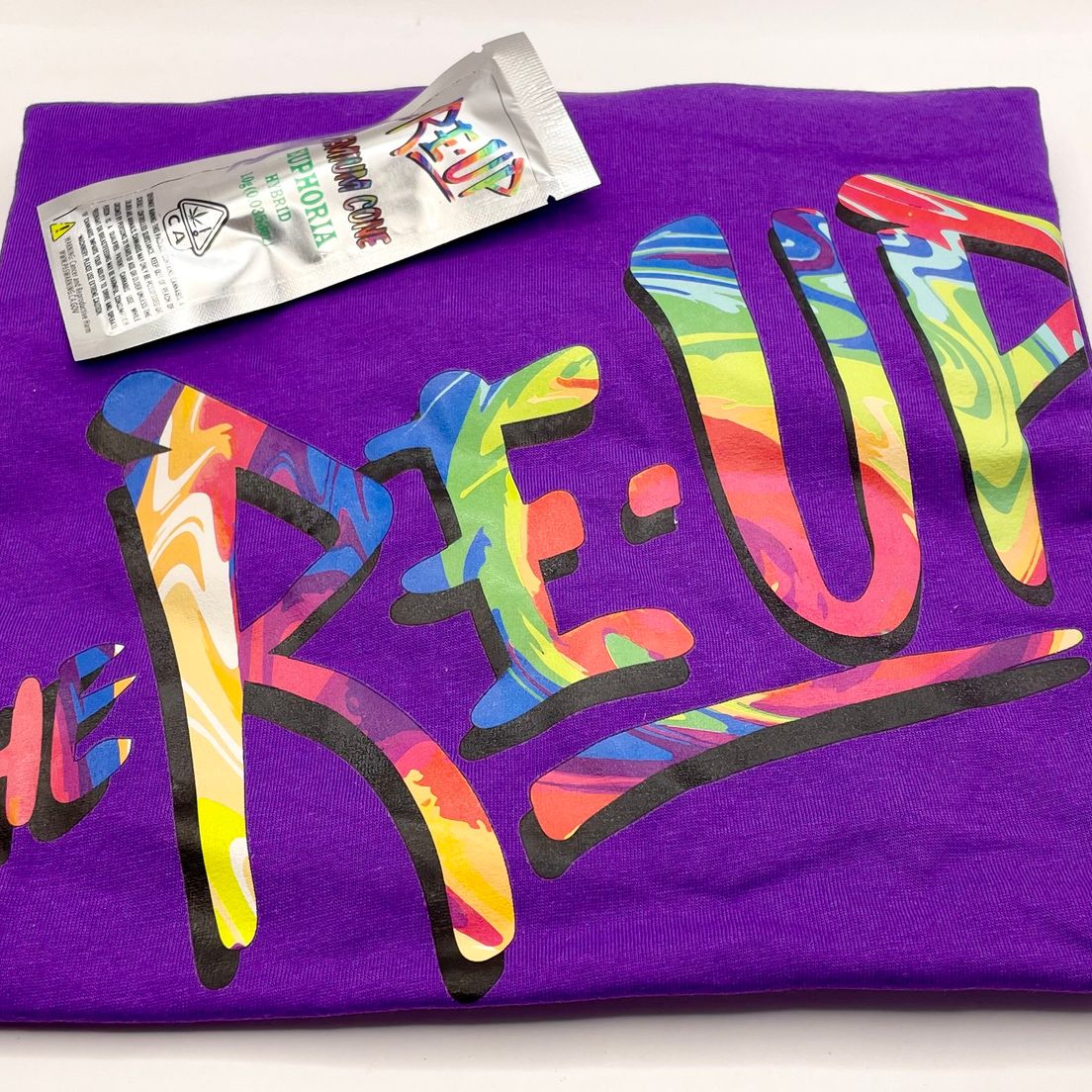 PRE-ORDER ONLY *Deal! $15 (MEDIUM) Purple T-Shirt - The Re-Up + Preroll