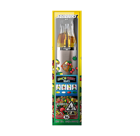 Sluggers Hit- Lemon Cherry Gelato Disposable 1g (H) at Trees Hollywood