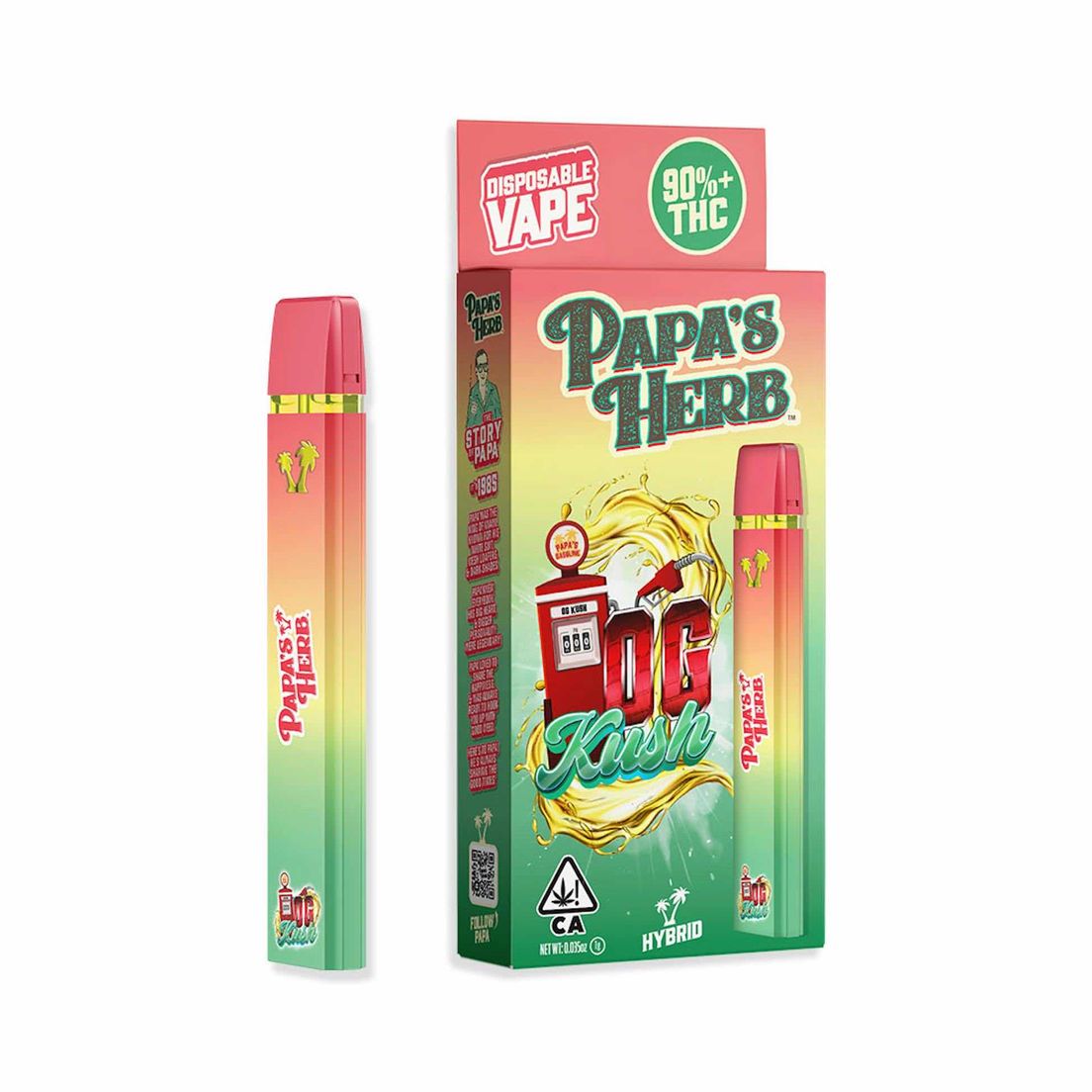 Papa's Herb - 1g OG Kush All In One Vape 1g