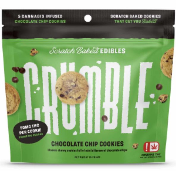 Crumble - 250mg Chocolate Chip Cookies