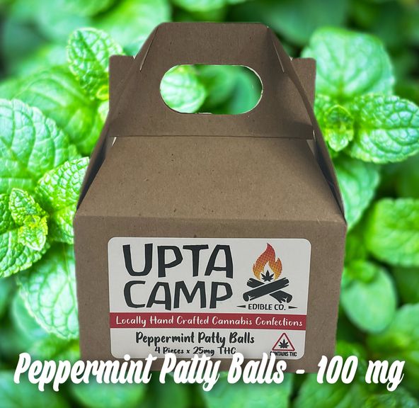 Upta Camp Peppermint Patty Balls - 100 mg