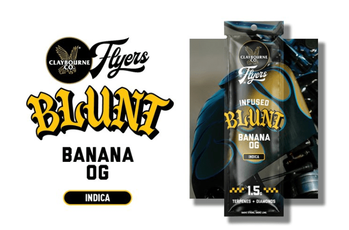 Claybourne Co. - Banana OG - Infused Preroll Blunt - 1.5g - Indica