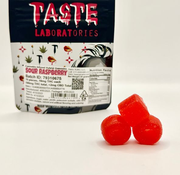 *BLOWOUT DEAL! $15 100mg Sour Raspberry (Hybrid) Gummies - Taste