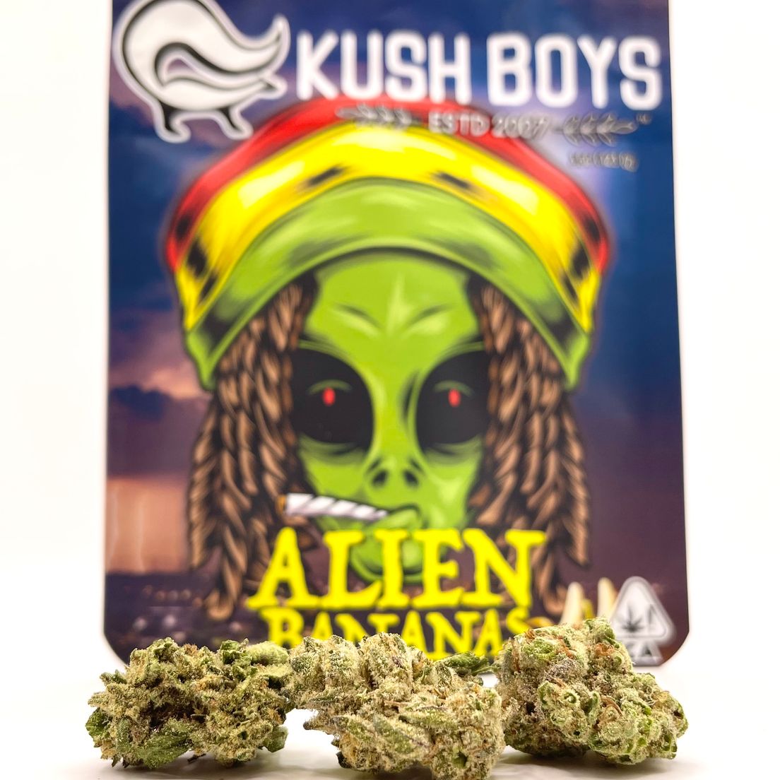 1/8 Alien Bananas (28.28%/Hybrid - Indica Dominant) - Kush Boys