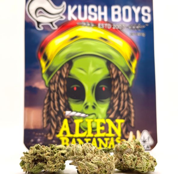 1/8 Alien Bananas (28.28%/Hybrid - Indica Dominant) - Kush Boys