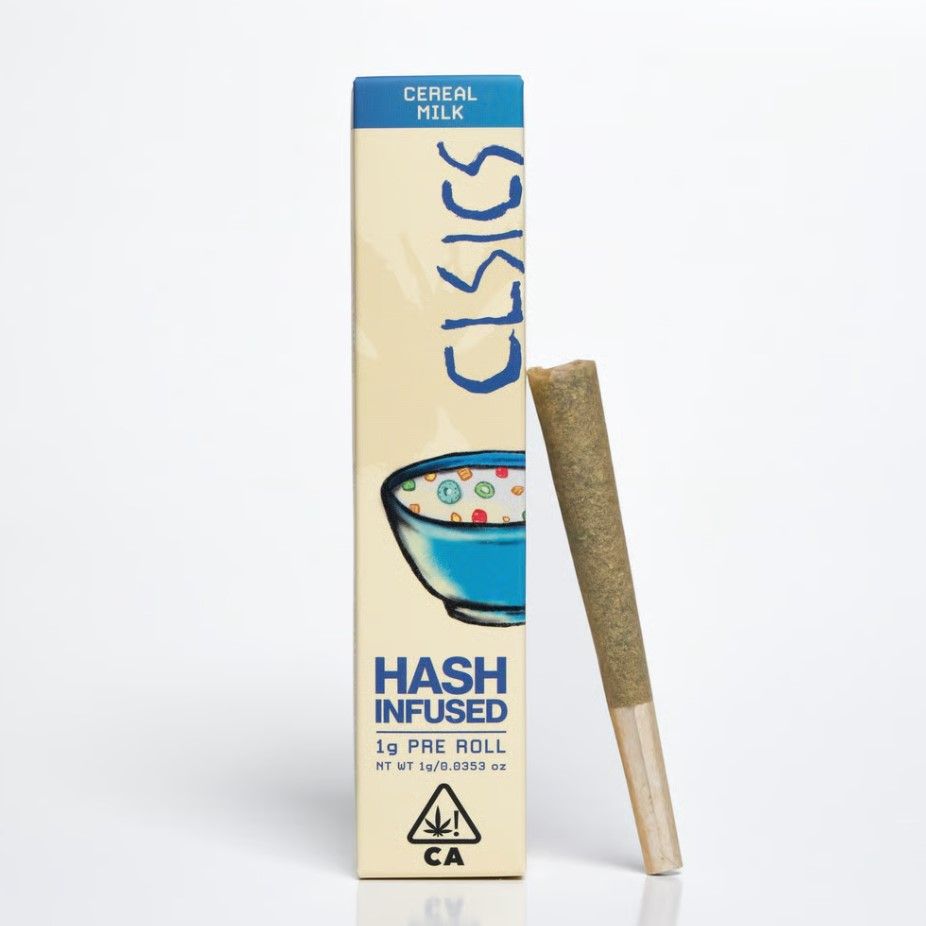 Hash Infused Preroll Cereal Milk