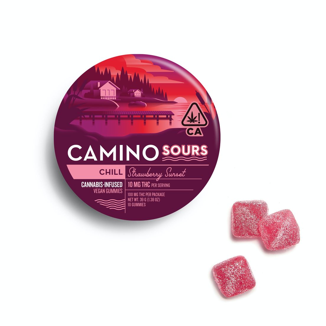 Camino Sours Strawberry Sunset $16