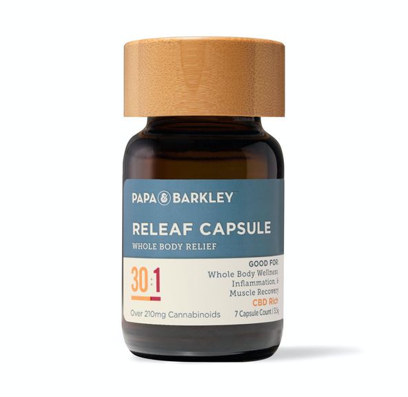 1. Papa & Barkley 30:1 CBD/THC Releaf Capsules - 7 CT *SALE ITEM*