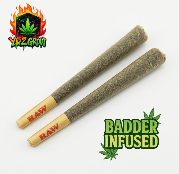 Alan's Special Badder Infused King Size Joints (Indica) 2 PACK