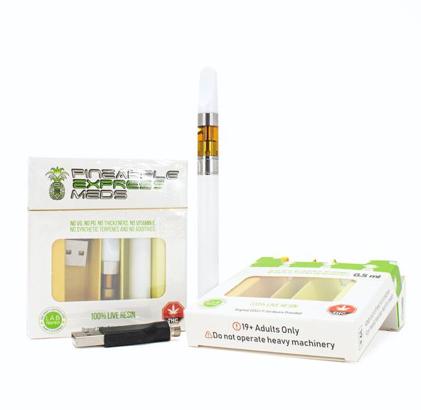 Apple Tartz Pineapple Express Meds Vape Kit Live Resin PEX / PEM 1g