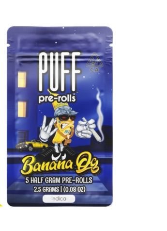 Puff - Banana OG Preroll 5 Pack