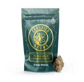 Certified Skunk Premium Indoor Flower Green Ribbon 28g