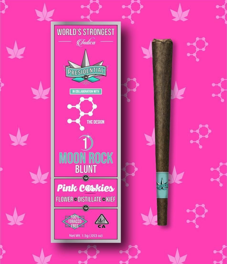 Presidential Moon Rock Blunt Pink Cookies $20