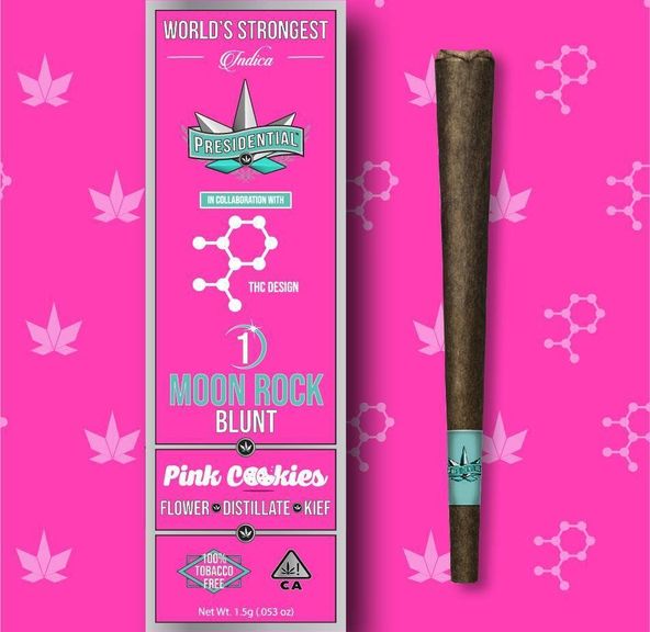 Presidential Moon Rock Blunt Pink Cookies $20