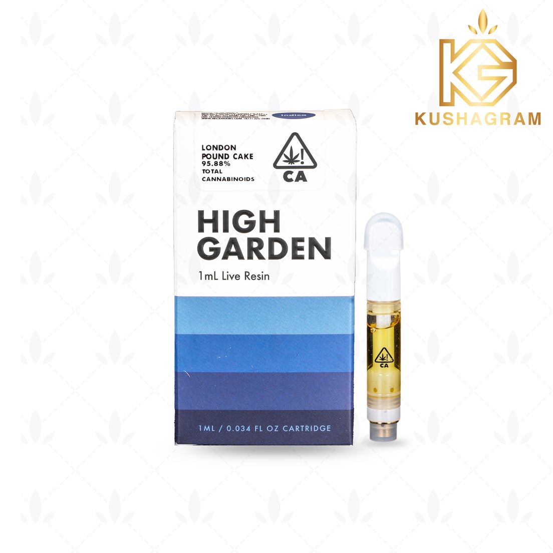 High Garden - London Pound Cake (1ml Pure Live Resin Cartridge) 1g